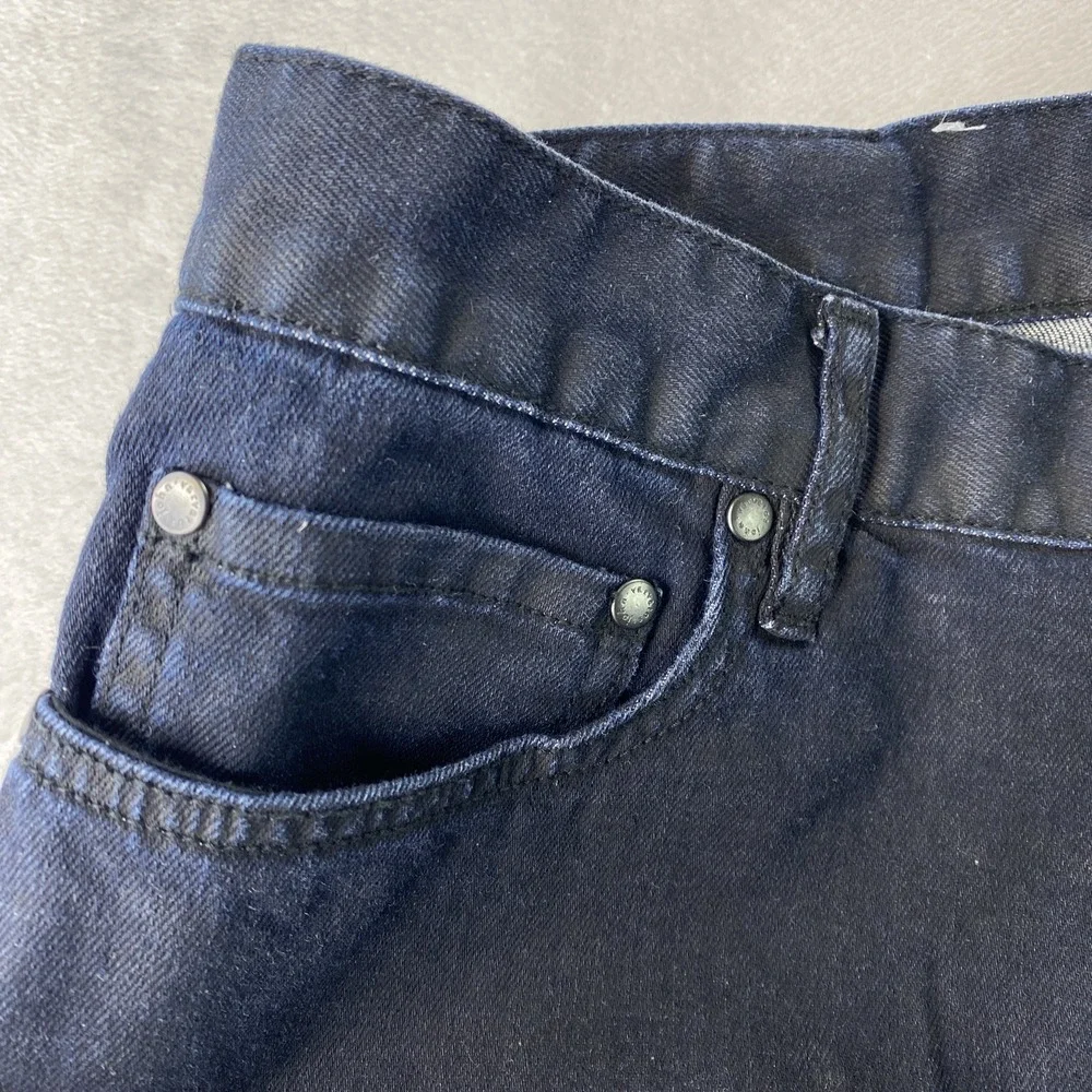 John Varvatos JV702 Slim Jeans Dark Blue Men's 38x31 Indigo Denim Stretchy Japan - Picture 5 of 16